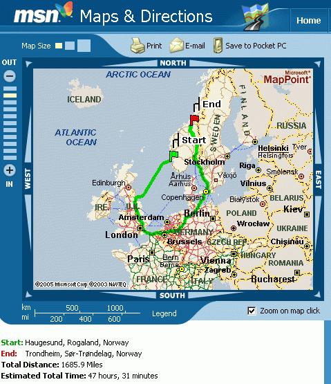 MSN Map Point